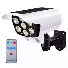 (COD) Lampu Solar 77 LED // Solar Motion Bentuk lampu Mirip CCTV // Lampu solar