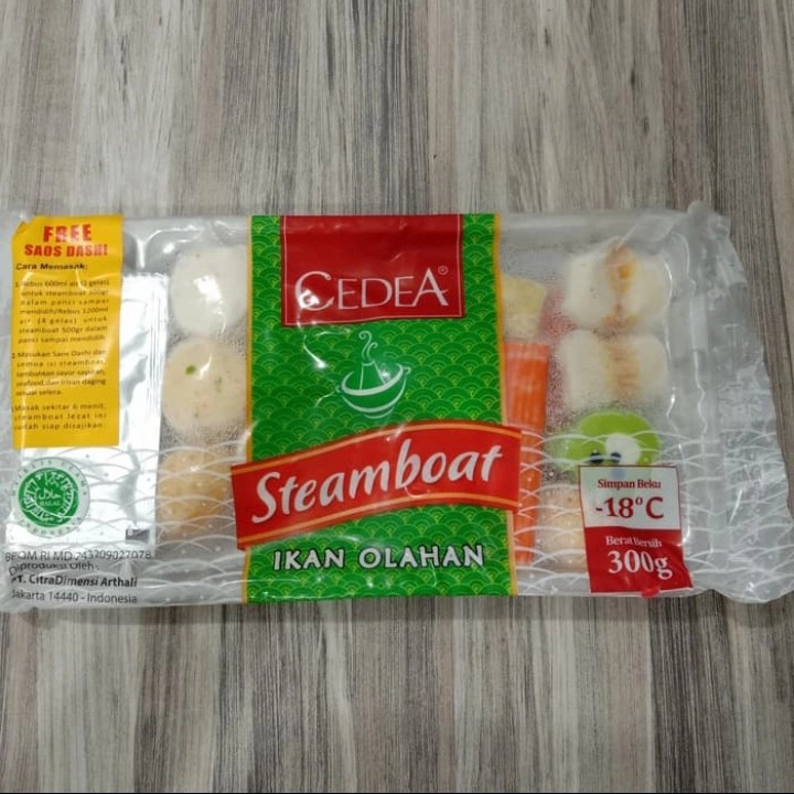 

Cedea Mix olahan ikan Steamboat set 300gr, 500gr