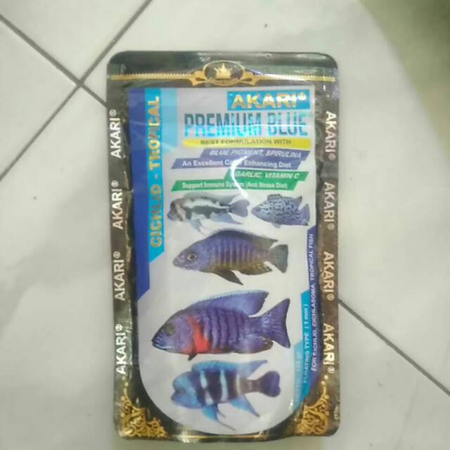 

Pakan ikan akari premium Blue
