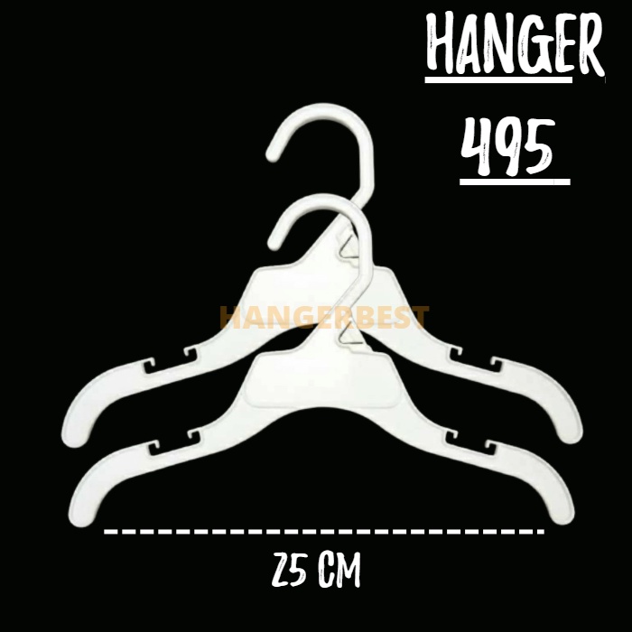 GANTUNGAN BAJU / HANGER ANAK 495 Gantungan Hanger 495 Baby Dan Anak Hanger Gantungan Baju Anak 495 Putih