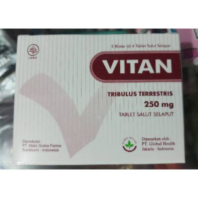 VITAN TRIBULUS TERRESTRIS 250MG 1BOX ISI 20TABLET20TABLET