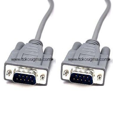 Kabel Serial DB9 (RS232) 5 meter Male to Male pin 9