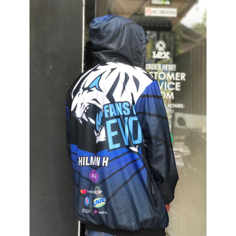 JAKET GAMING EVOS| FULL PRINTING