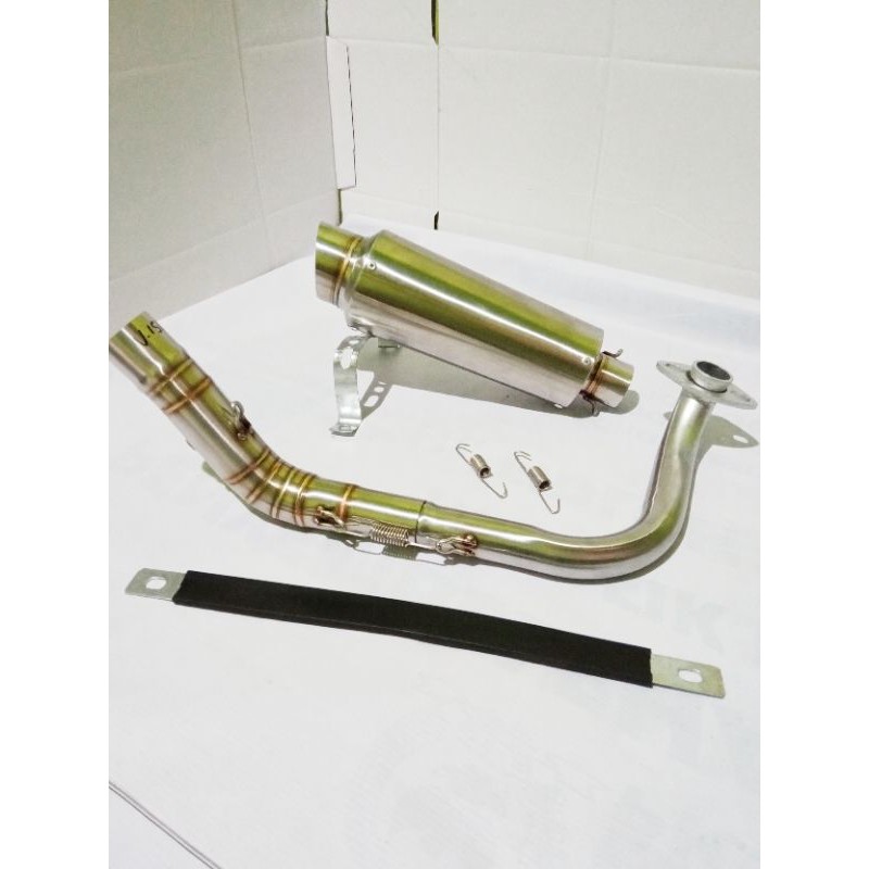 Knalpot Racing Custom POLOSAN inlet 38 untuk VARIO 125 150 NEW LED Full System