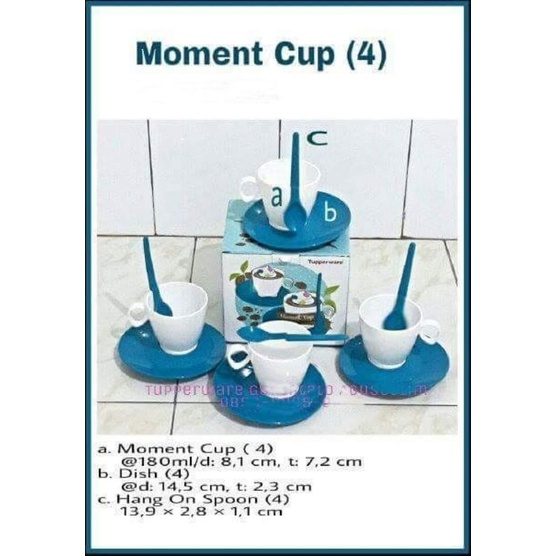 Tupperware Moment Cup set