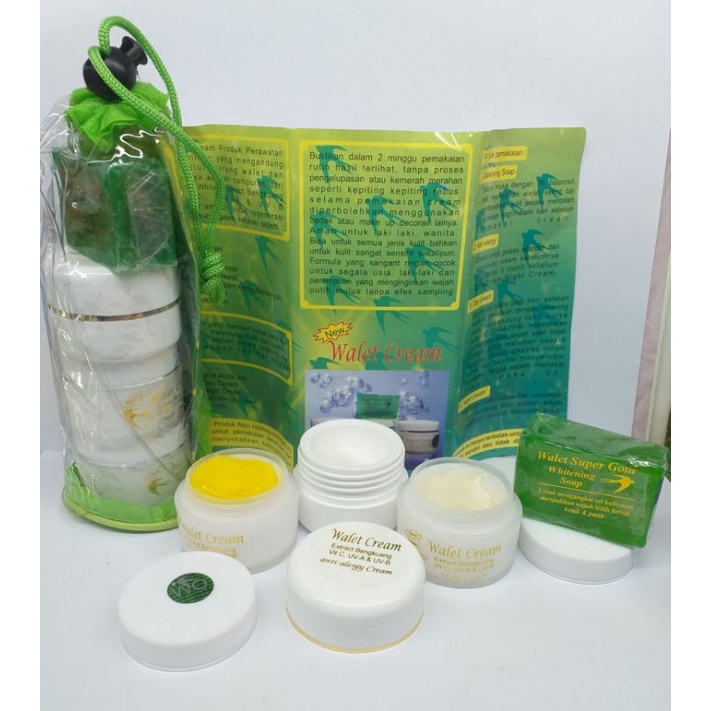 PAKET CREAM WALET LONTONG ORIGINAL 4in1
