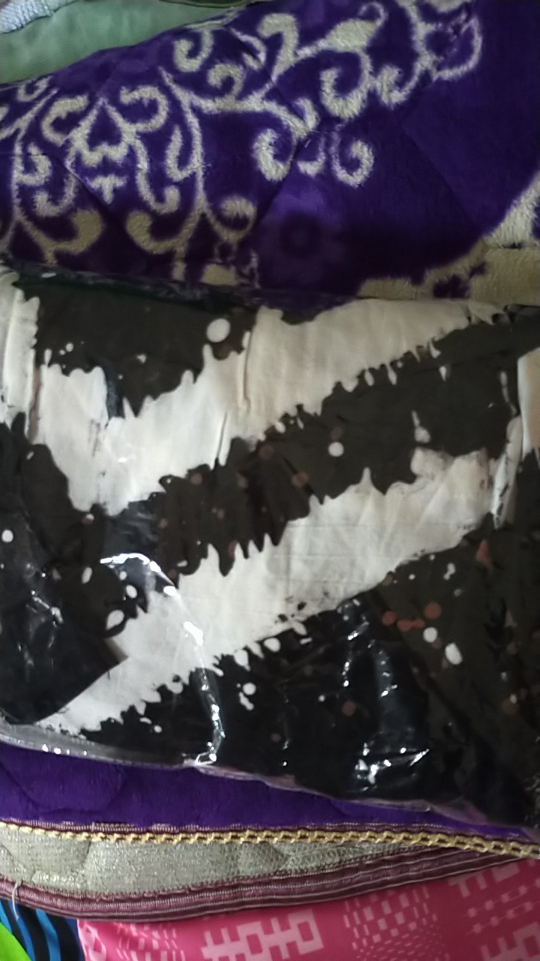 Gamis Twill Ori Rempel Abstrak Malam - Gtr Malaman Batik Kendil - Tuwil - Tuil - Daster Busui