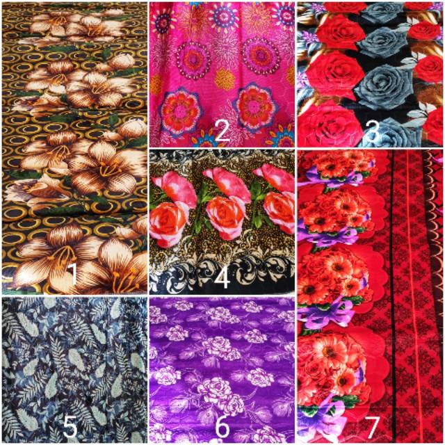 Ambal Malaysia Karpet Bulu 140×190 (Bunga)