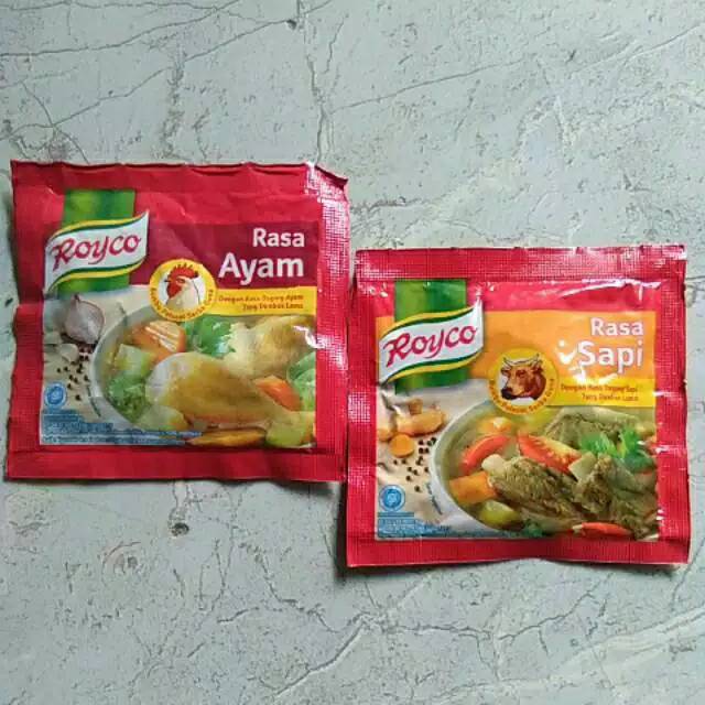 

Royco ayam sapi kemasan sachet