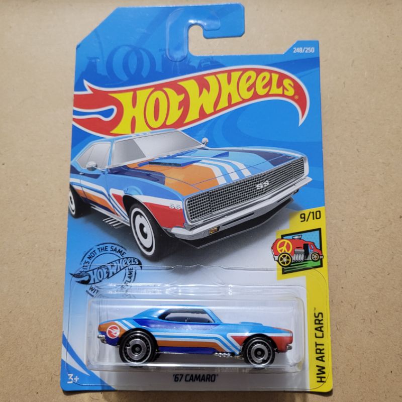 HOT WHEELS '67 CAMARO / HW ART CARS [ BLUE ] [ TH/TREASURE HUNT ]