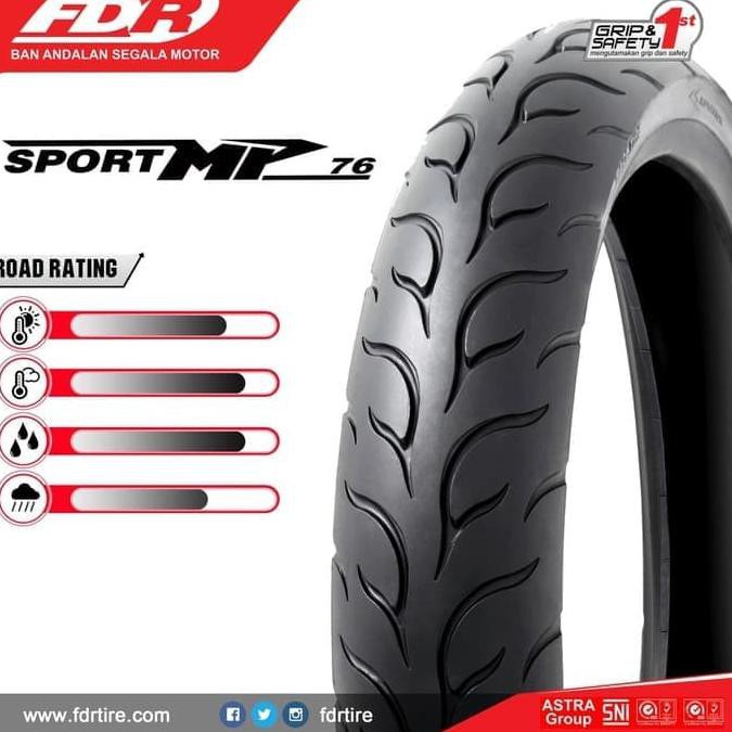  KODE  H FDR  Sport MP76 90 80 Ring 17 Ban  Motor  Balap Race 