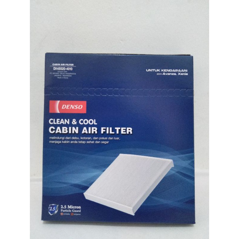 Filter Udara AC Kabin Cabin Air Filter Denso Original 145520-4010 All New Avanza Xenia 2012 Up Asli