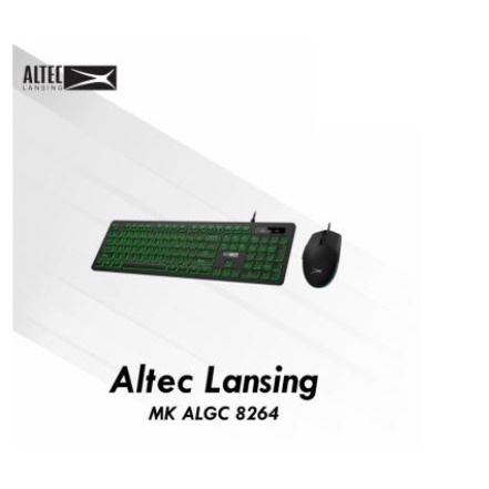 mouse keyboard gaming altec lansing wired usb 2.0 bundle membrane fullsize optical 6400dpi backlight algc8264 algc-8264