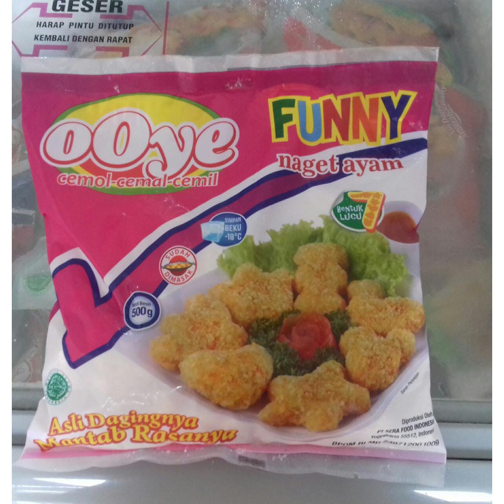 Ooye Nugget Funny 500gr Naget Ayam Naget Ooye Naget Murah