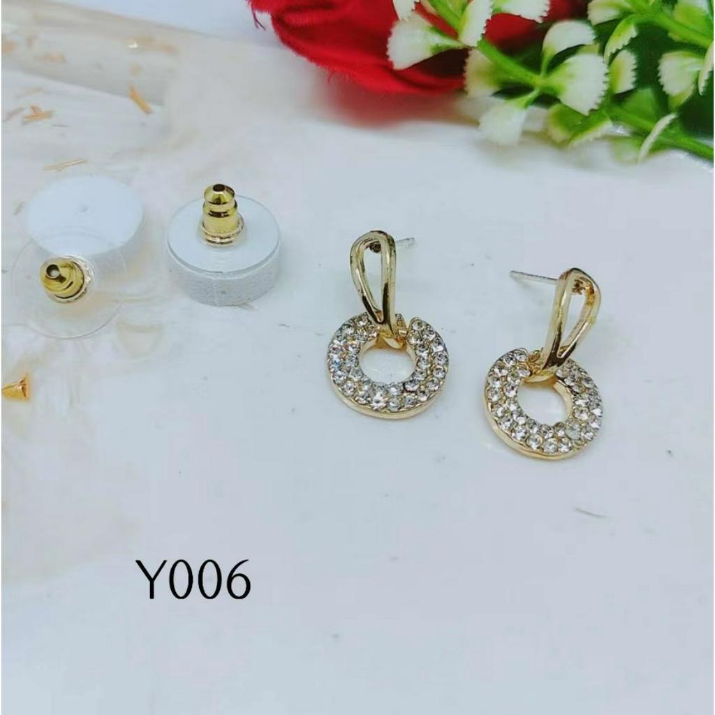 Anting Permata Perhiasan Fashion Y006 Y007