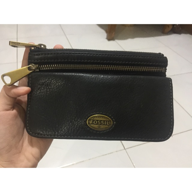 Preloved Dompet Fossil Explorer black