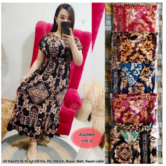 DASTER MANOHARA SULTAN EDISI LOKAL / DASTER SULTAN / DASTER RAYON / DASTER BUSUI / DASTER MURAH