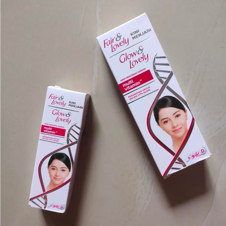 Fair &amp; Lovely - Glow &amp; Lovely Cream Multivitamin - Krim Pencerah Wajah