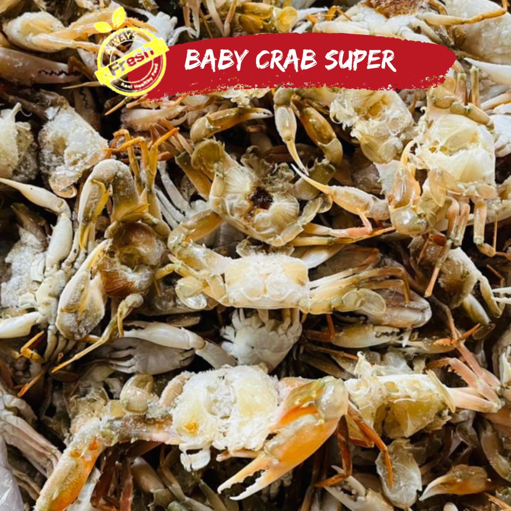 

Baby Crab Mentah Kepiting mini Frozen Kualitas Super