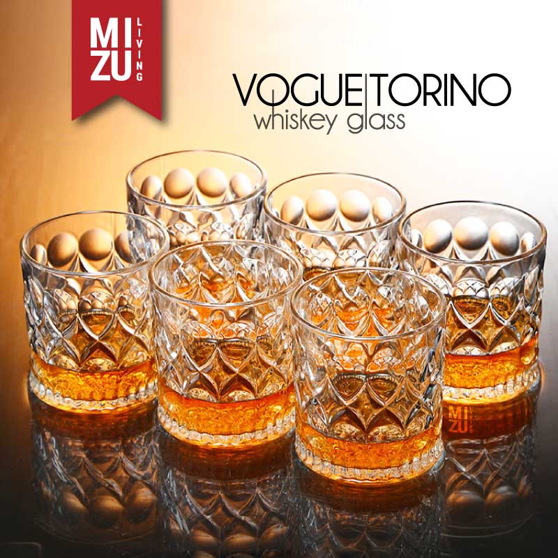 MIZU TORINO Whiskey Glass Gelas Kaca Whisky On The Rocks Gelas Air Minum