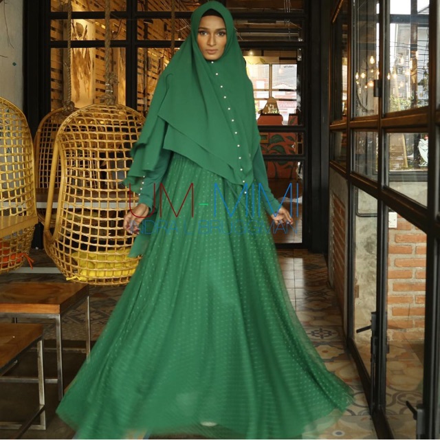 Ummimi Princessa Syari Green (Prewash).
