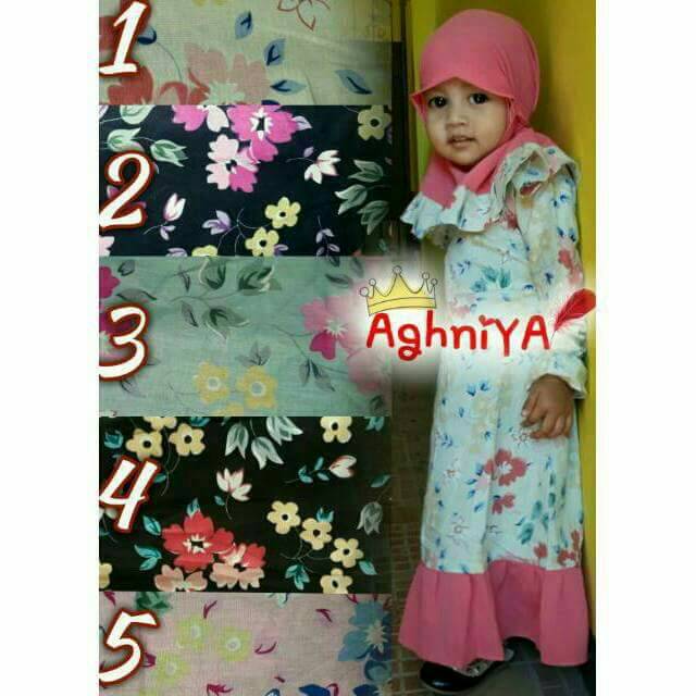 Gamis katun jepang anak