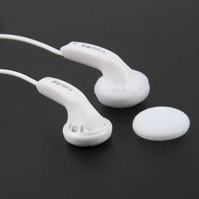 Original Earbud Vido With Mic - Earphone Kere Hore Legend - Merah