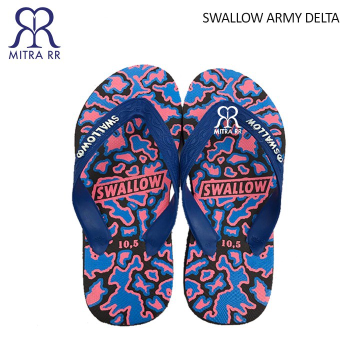 Sandal Swallow Army Delta / Sendal Jepit Wanita / Sendal Pantai Swalow TERBARU 2019 / Tali Jepit Sandal