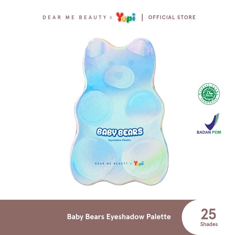[SALE SPECIAL PRICE] Dear Me Beauty x Yupi Baby Bears Eyeshadow Palette - Make Up Perias Mata
