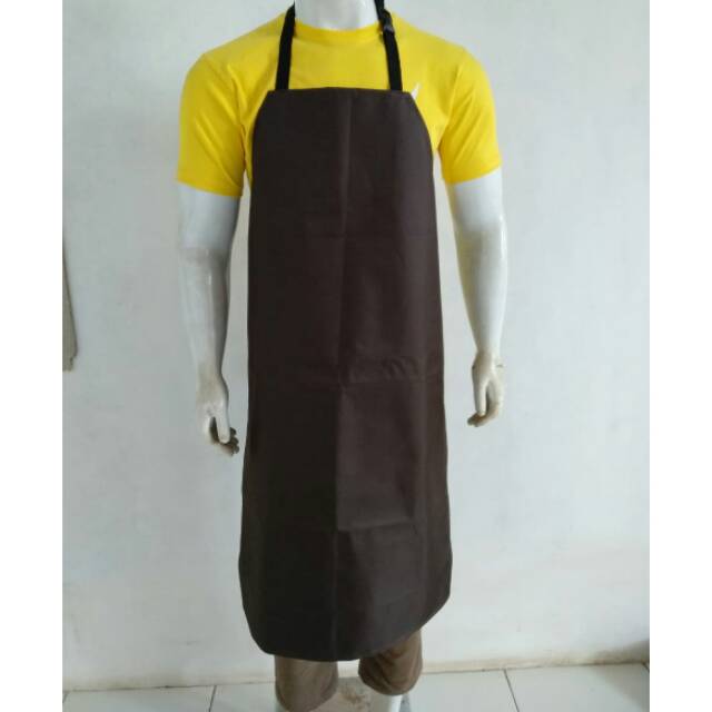 APRON DADA ATAU CELEMEK KANVAS waterprof 60 x 90 cm