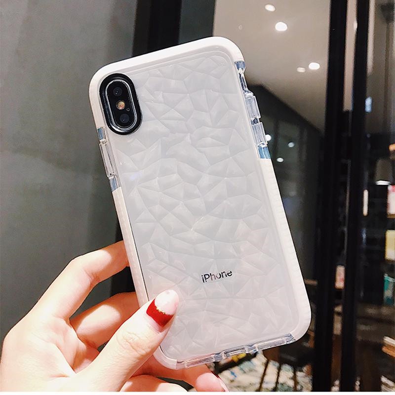 IPHONE Jelly Case Motif Berlian Kompatibel Untuk Iphone6 6s 7 8 Plus 11 12 13 14 Pro X XR XS Max SE 2020 11 Pro Max 7Plus Soft TPU Transparan Shockproof Clear Cover