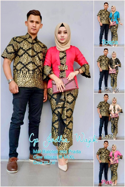 BATIK JODHA WAJIK COUPLE MODERN SARIMBIT BALOTELI PRADA SABUK BUSUI SOLO LILIT