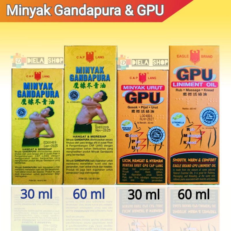Minyak Urut GPU- Minyak Urut Gandapura - Gosok Pijat Urut