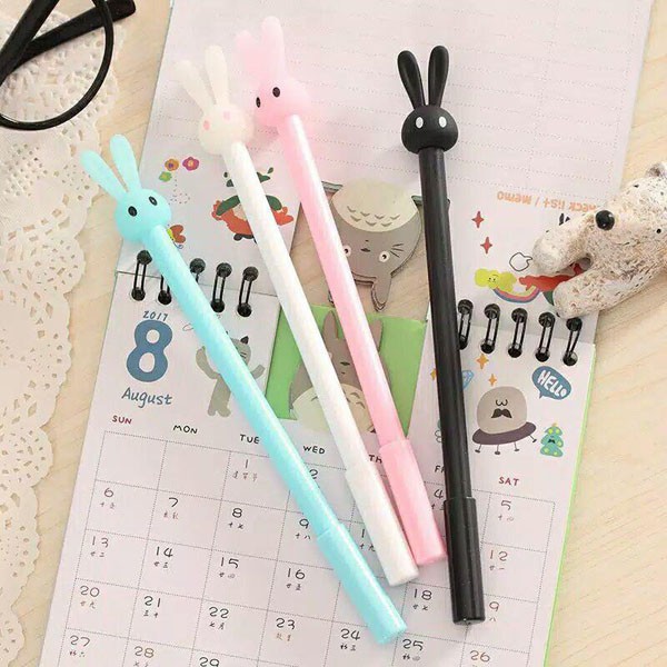 Pena Pulpen Karakter Kelinci / Rabbit Head Pena Import Lucu Cute Unik Import / TS-107