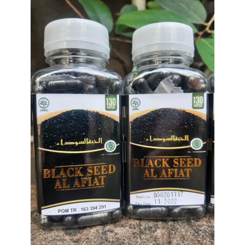 Habbatussauda Serbuk 130 Kapsul Al Afiat / Black Seed Al Afiat 130 cap / Jinten Hitam Serbuk