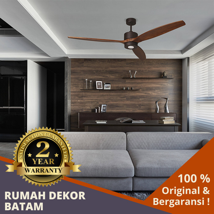 LAMPU KIPAS ANGIN GANTUNG MT. EDMA 60IN PRESTON, KIPAS LAMPU LED