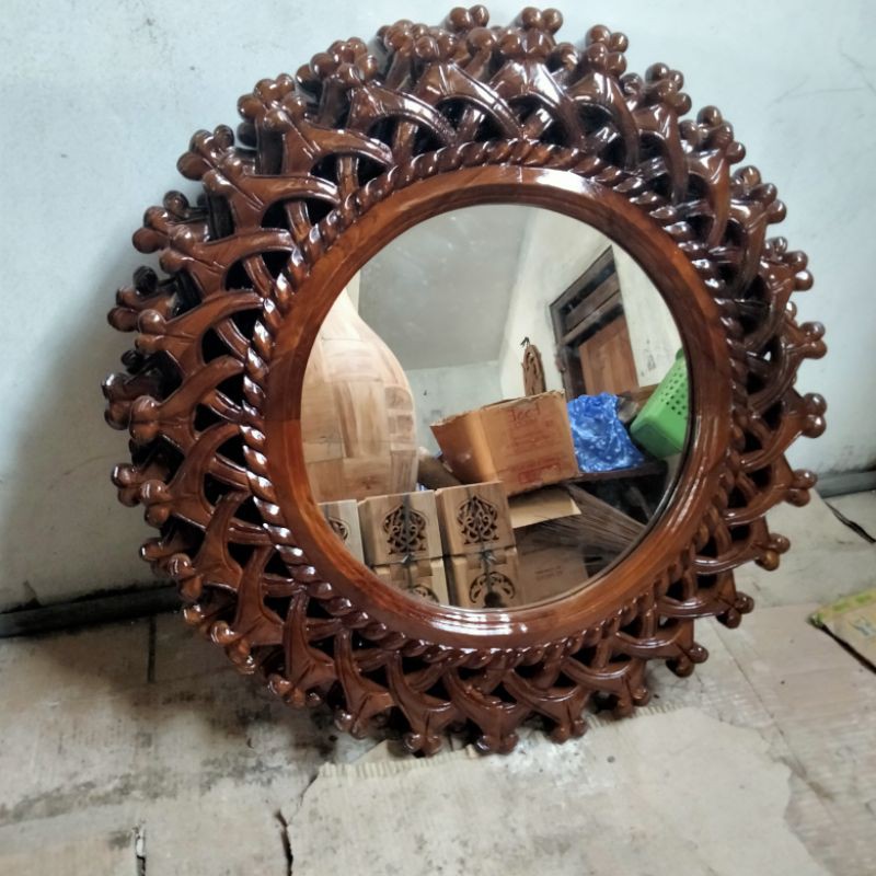 Jual Cermin Kayu Cermin Minimalis Cermin Aesthetic Cermin Unik Cermin