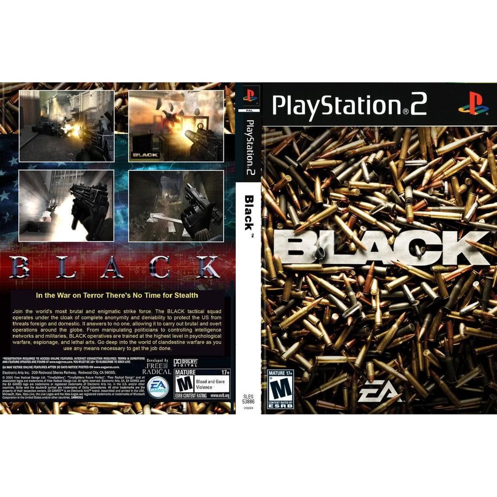 Kaset PS2 BLACK