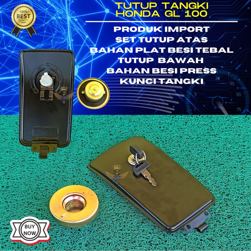 Tutup Tangki GL100 Set Kunci Tangki Kualitas Original