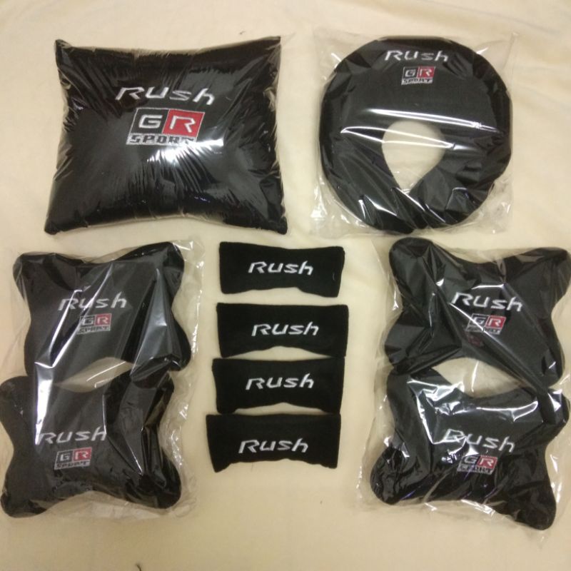 aksesoris interior bantal mobil rush gr sport