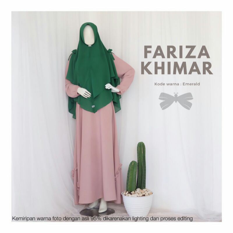 FARIZA KHIMAR MYD SERI PAD / KHIMAR ANTEM SOFT PAD 2 LAYER KHIMAR MUSLIMAH