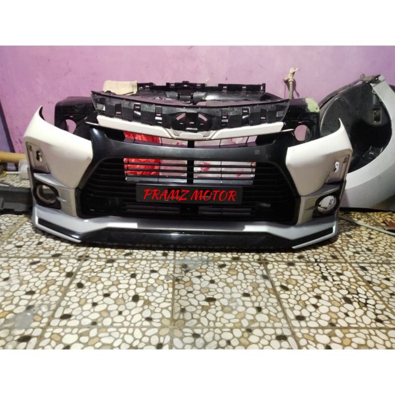 Bumper bemper depan AVANZA VELOZ set ram dan bodykit 2019 2020 2021