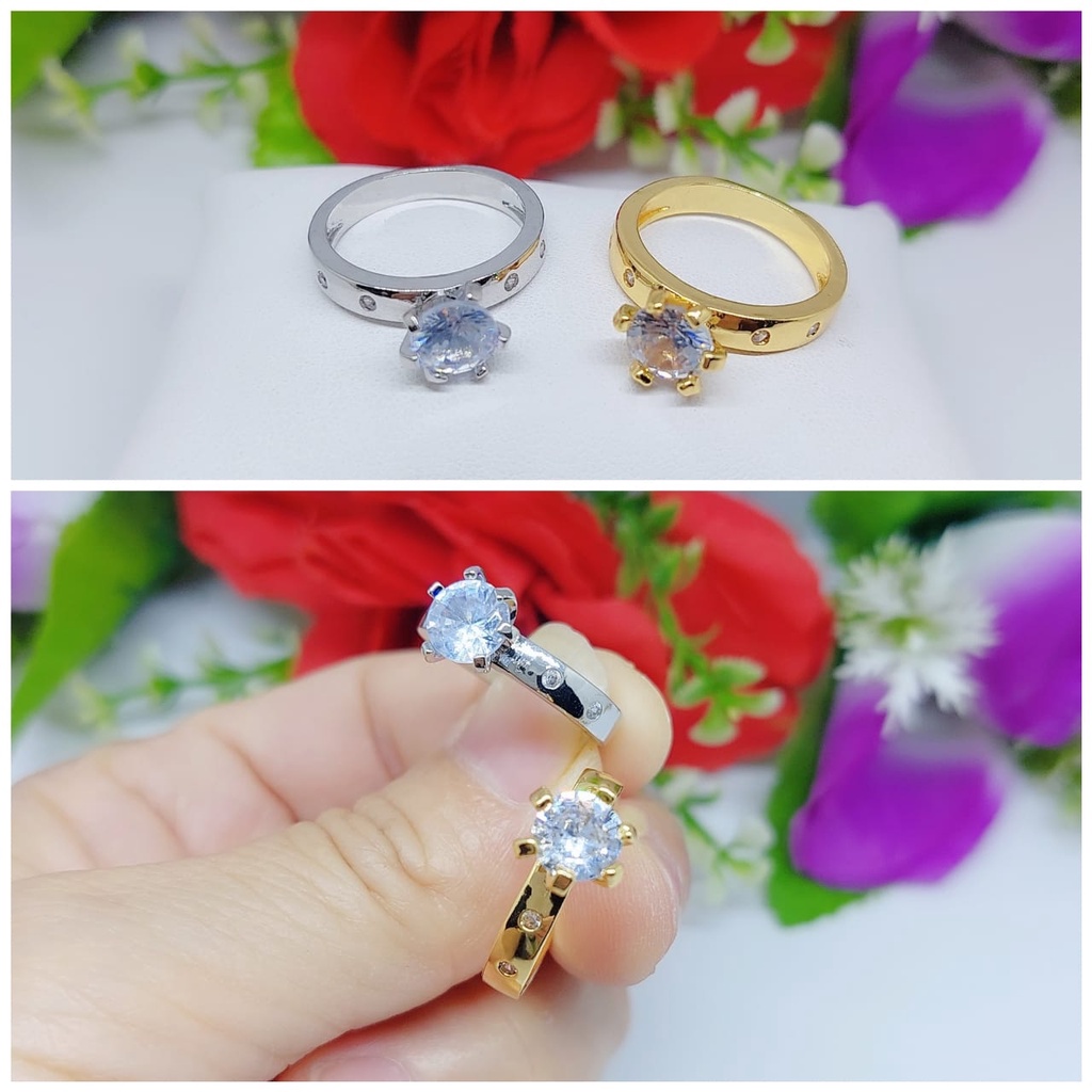 Cincin mata lapis emas perhiasan wanita jewelry 0119-0121