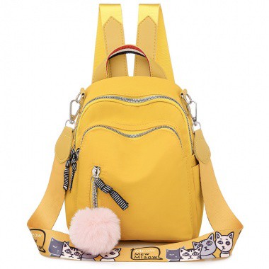 SG2838 syafniegalery ransel impor with pompom multifungsi 1657