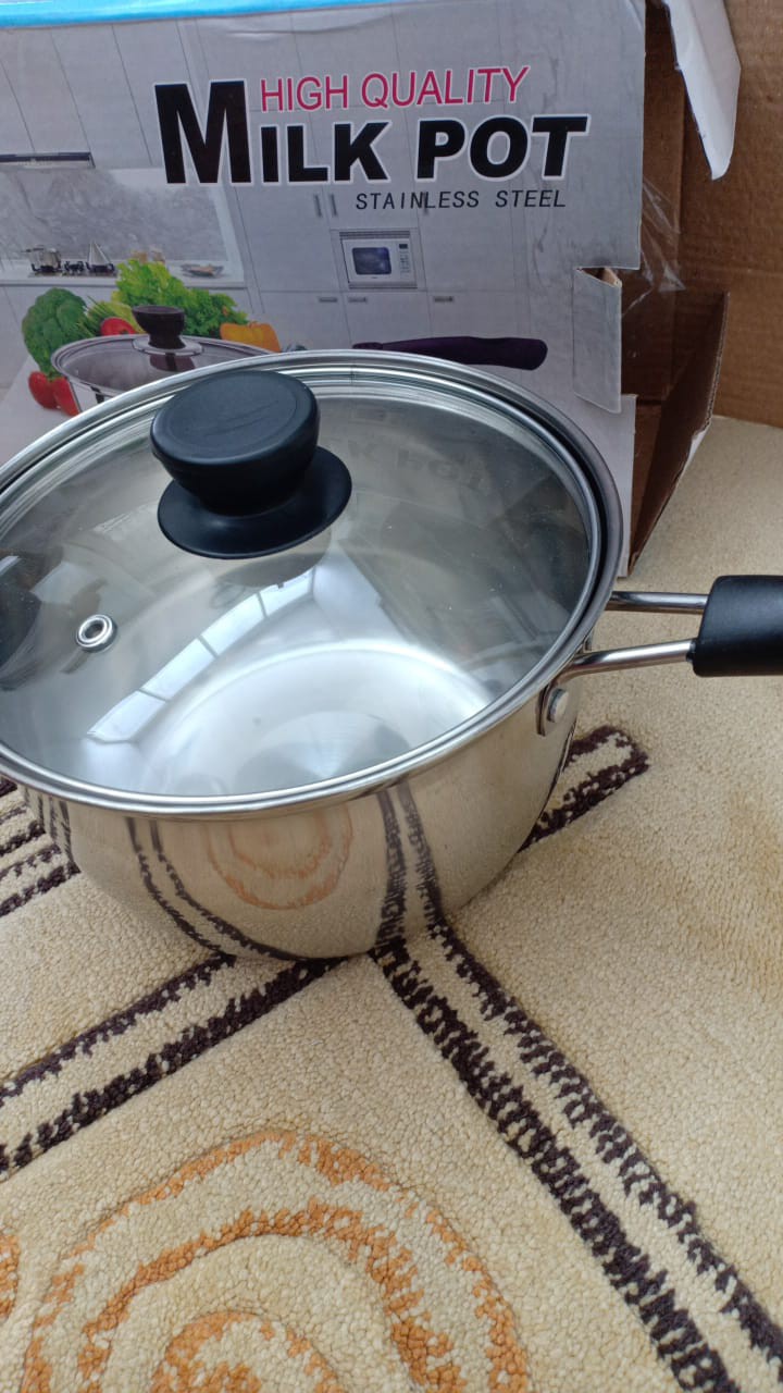 Milkpot Panci Susu 18cm Stainless Steel Panci Sop