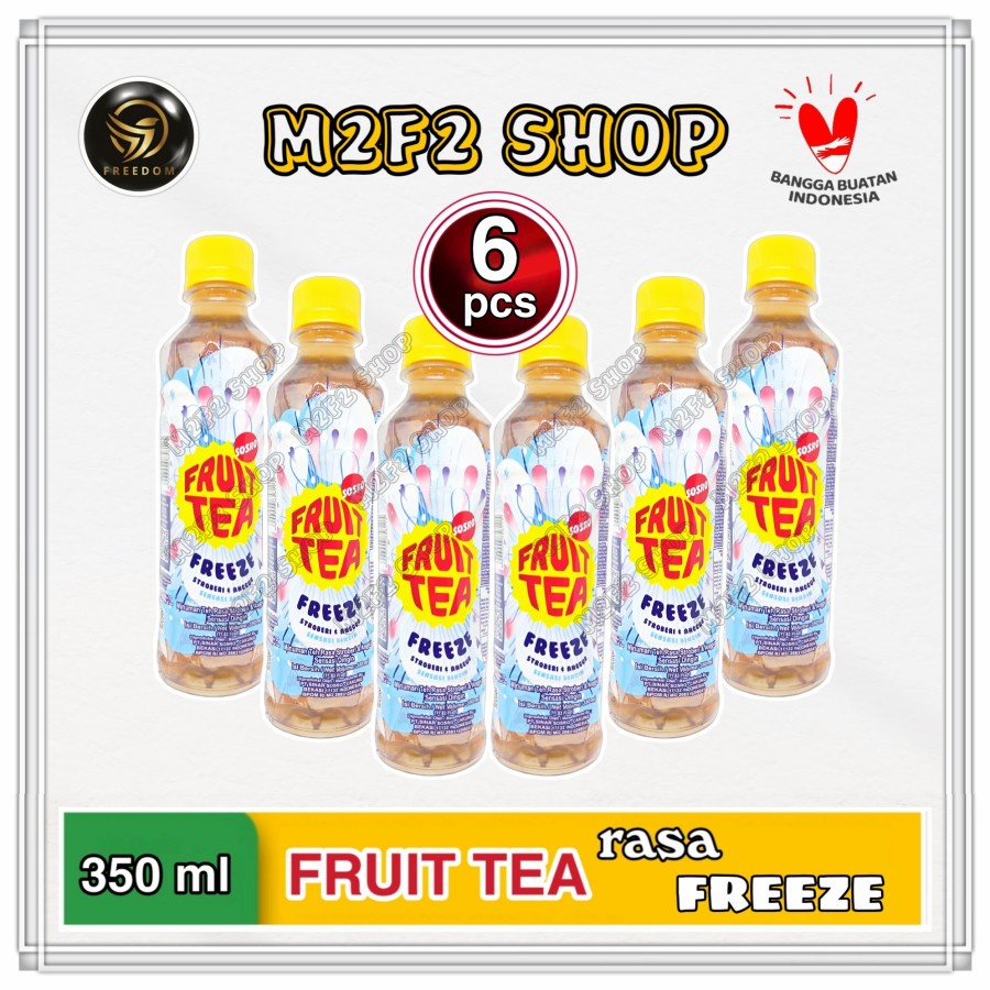 

Fruit Tea Freeze Cooling Sensation | Stroberi & Anggur Botol Pet - 350 ml (Kemasan 6 Pcs)