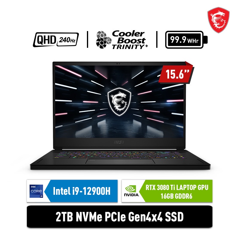 MSI GS66 Stealth 12UHS [9S7-16V512-218] i9-12900H 32GB 2TB RTX3080Ti