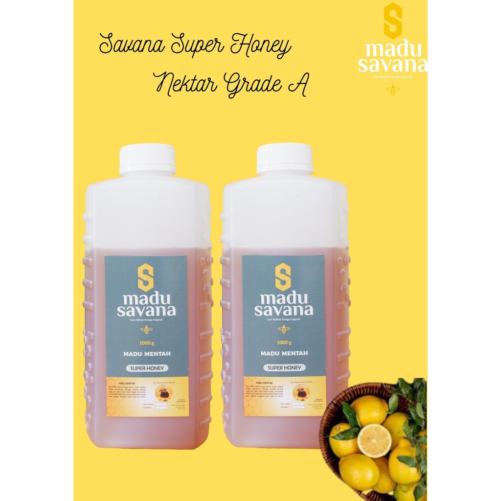 

1Kg Madu asli 100% madu alami madu Savana Super honey - 1kg / 1000gram