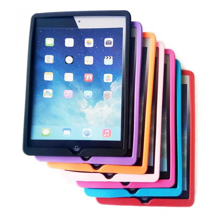 Silicon New iPad 9.7&quot; 2018 2017 Soft Silicone Case Rubber Apple IPAD