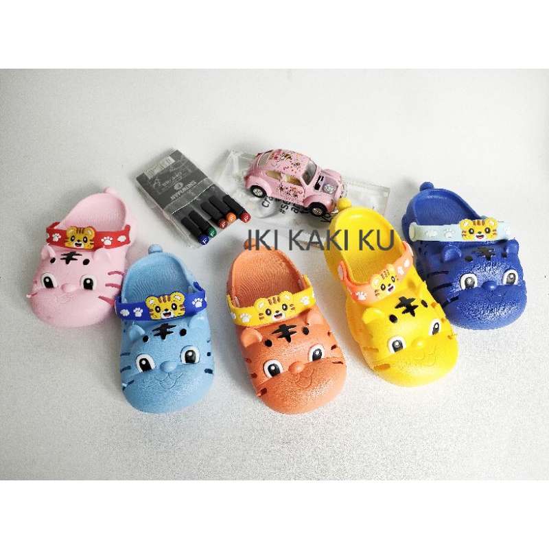 SANDAL BAIM IMPORT ANAK BABY NEW BORN LALUNA 3308 KUNING CAT KARTUN